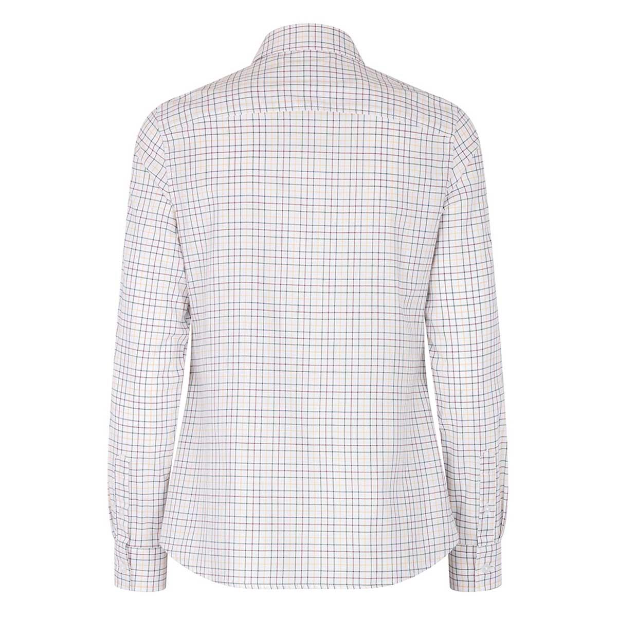 White/Green/Yellow/Red Hoggs of Fife Ladies Callie Twill Shirt Back