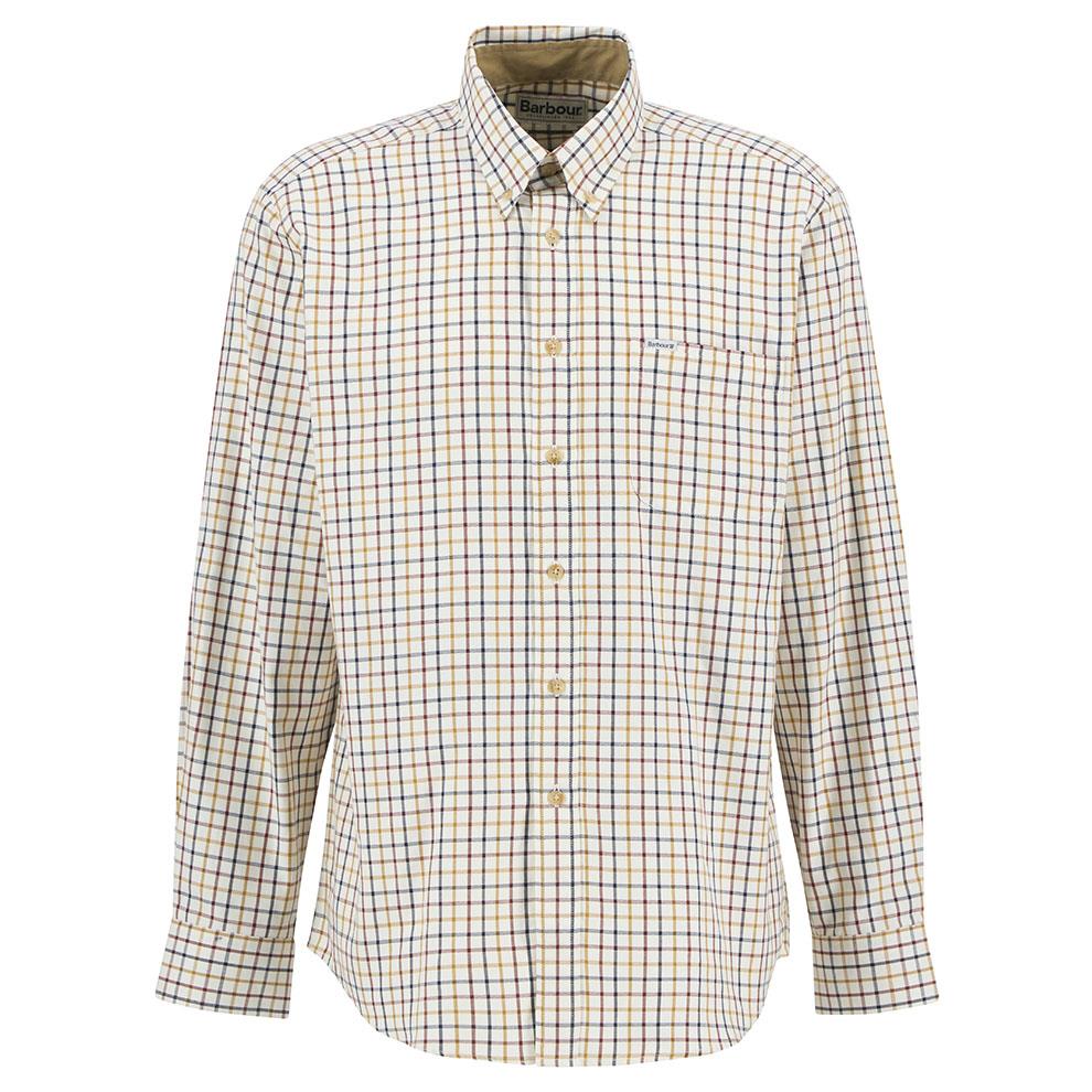 Copper Barbour Mens Sporting Tattersall Regular Shirt