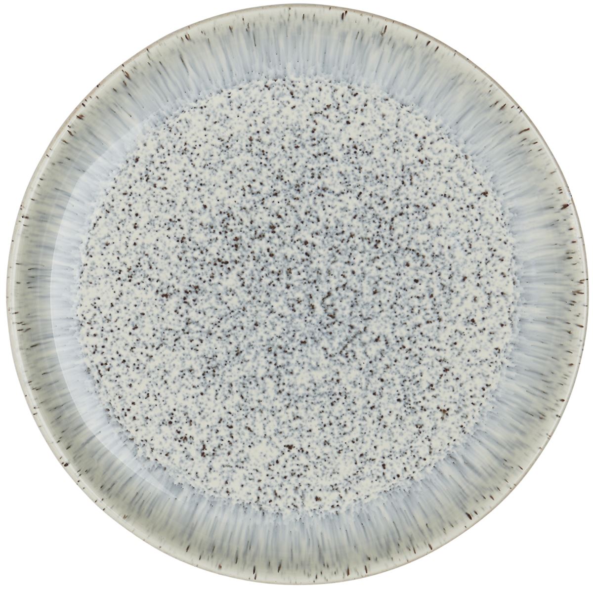 Denby Halo Speckle Medium Coupe Plate
