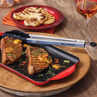 Le Creuset BBQ Silicon Tongs Lifestyle