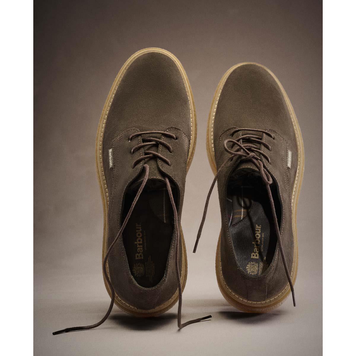 CHOC SUEDE Harefield Derby Shoe LS
