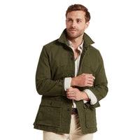 Woodland Schoffel Mens Lynmouth Utility Jacket On Model