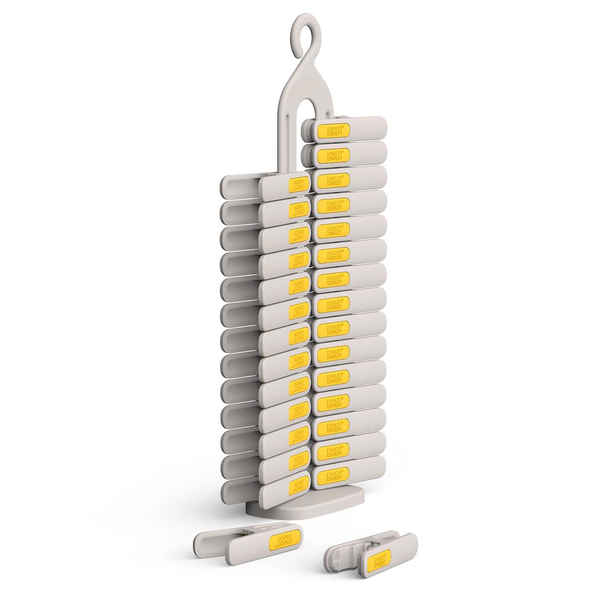 Joseph Joseph PegStore 30-Piece Clothes Peg Set With Storage Stand