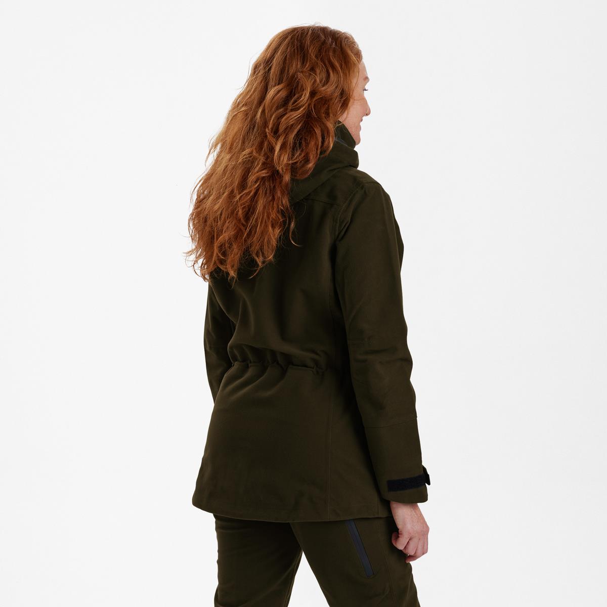 Peat Deerhunter Womens Lady Gabby Jacket On Model Back