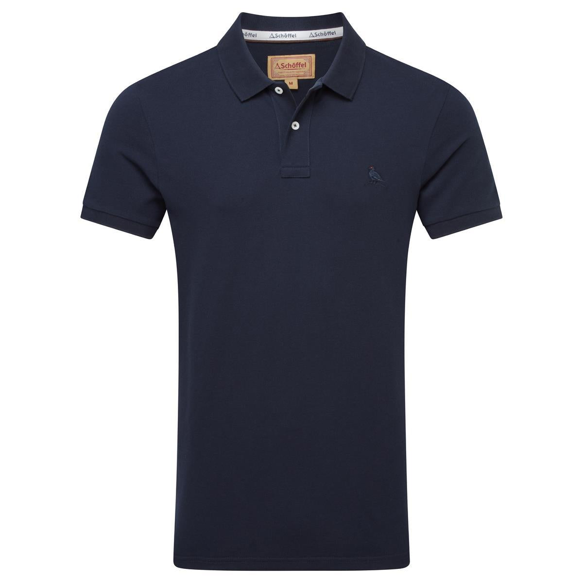 Navy Schoffel Womens St Ives Polo Shirt