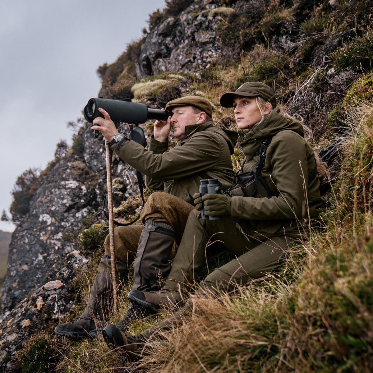 Willow Green Harkila Womens Pro Hunter GTX Jacket Lifestyle