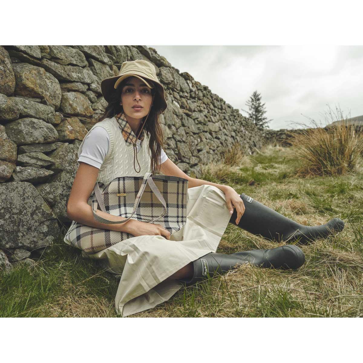 Barbour Womens Asker Showerproof Bucket Hat