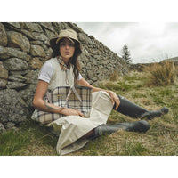 Beige Barbour Womens Asker Showerproof Bucket Hat lifetyle