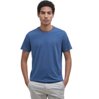 Dark Denim Barbour Mens Austwick T-Shirt Front
