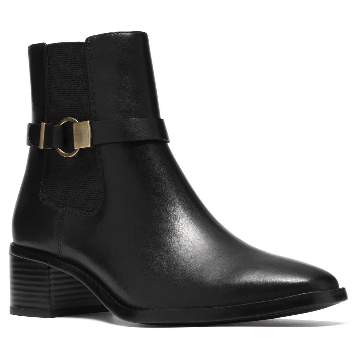 Clarks Womens Wrenn Buckle Boots
