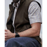 Green Hoggs Of Fife Woodhall Fleece Gilet lifestyle