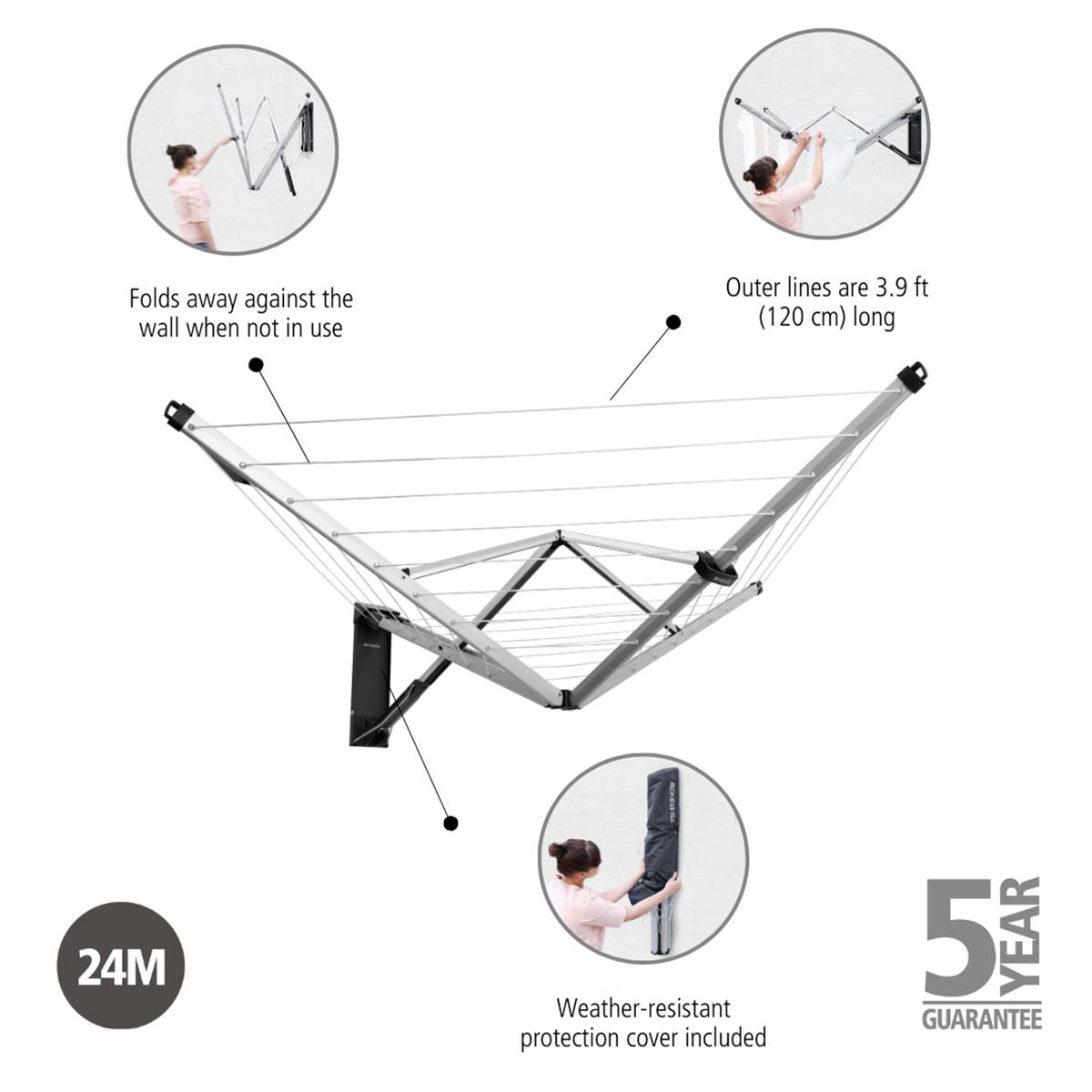 Brabantia Wallfix Dryer Product Details