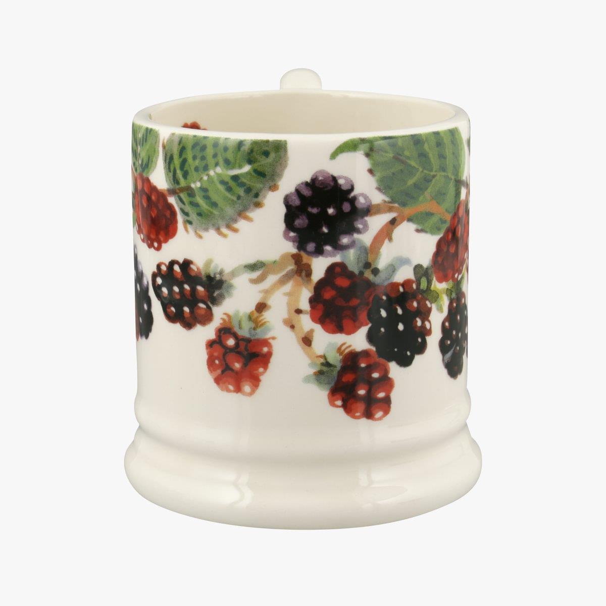 Emma Bridgewater Blackberry Half Pint Mug FRONT