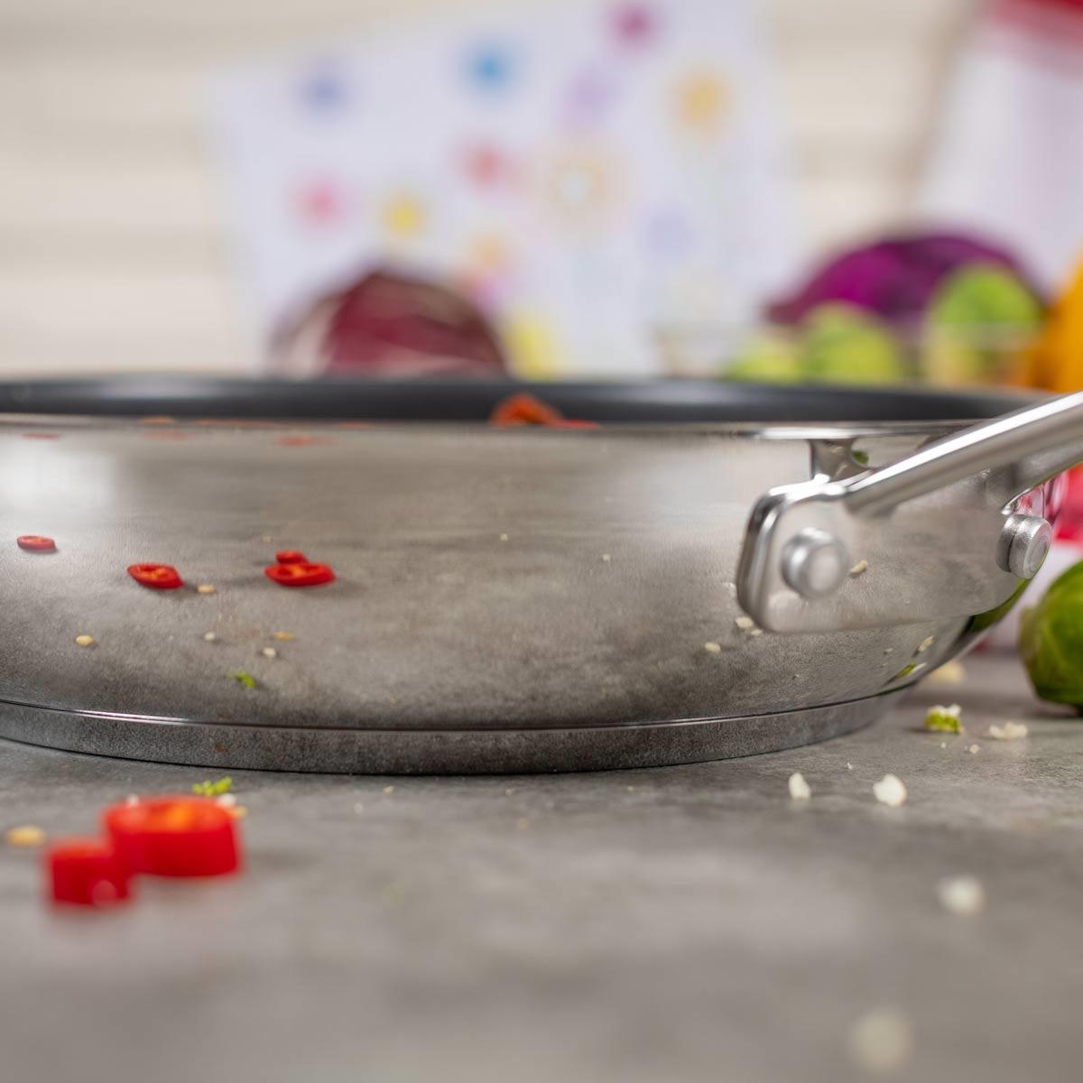 Kuhn Rikon Allround Frying Pan Non-Stick Handle Detail