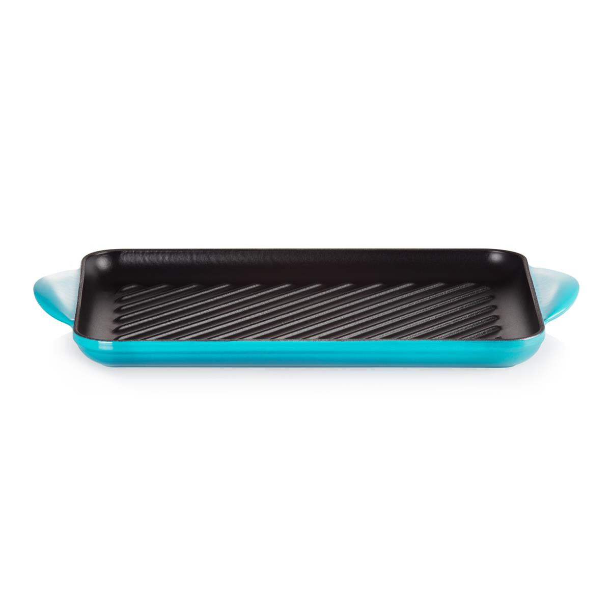 Le Creuset 32cm Cast Iron Rectangular Grill Teal