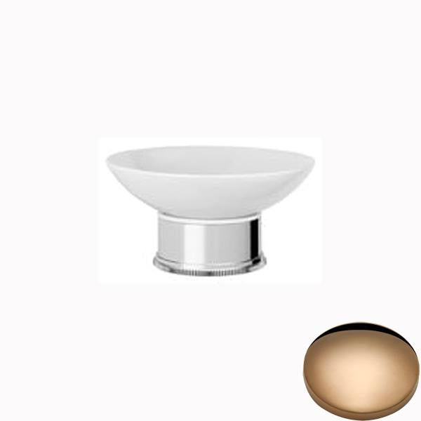 Samuel Heath Style Moderne Freestanding White Ceramic Soap Holder N6664W