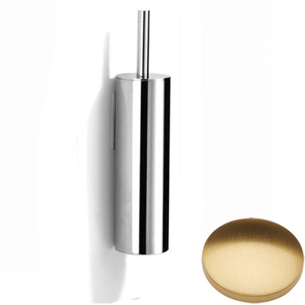 Brushed Gold Gloss Samuel Heath Xenon Wall Mounted Toilet Brush L5042