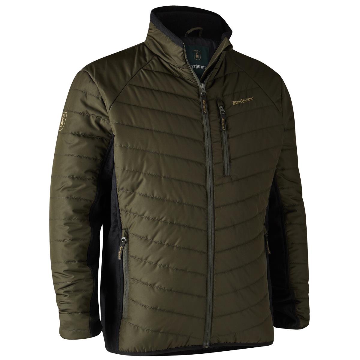 Adventure Green Deerhunter Mens Moor Padded Softshell Jacket