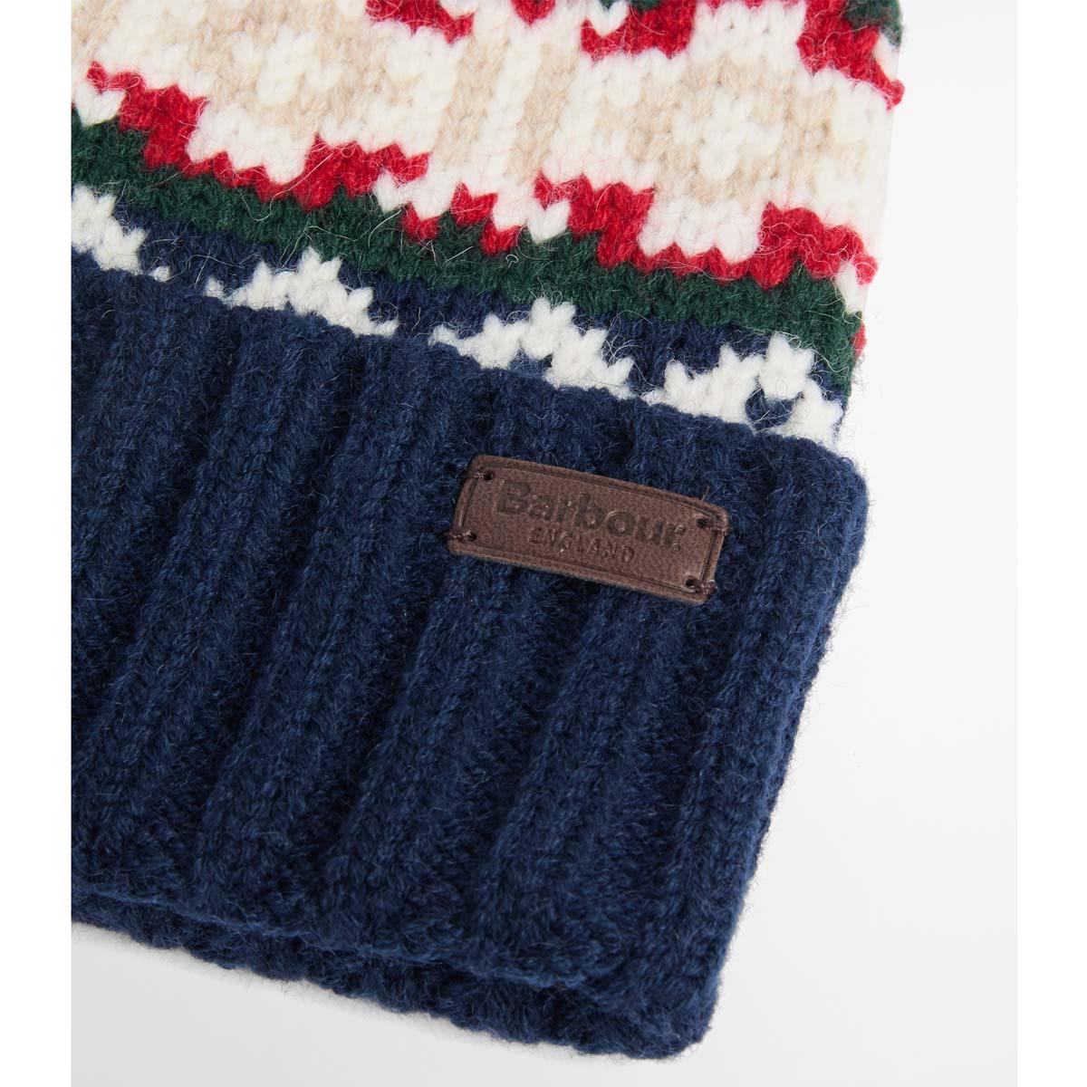 Barbour Mens Kane Knitted Beanie & Scarf Gift Set