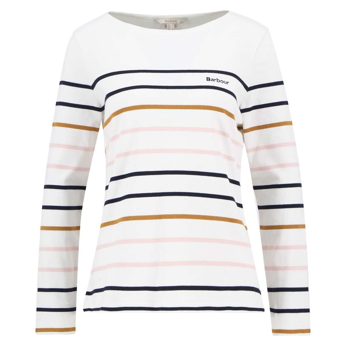 Cloud Stripe Barbour Womens Hawkins Top