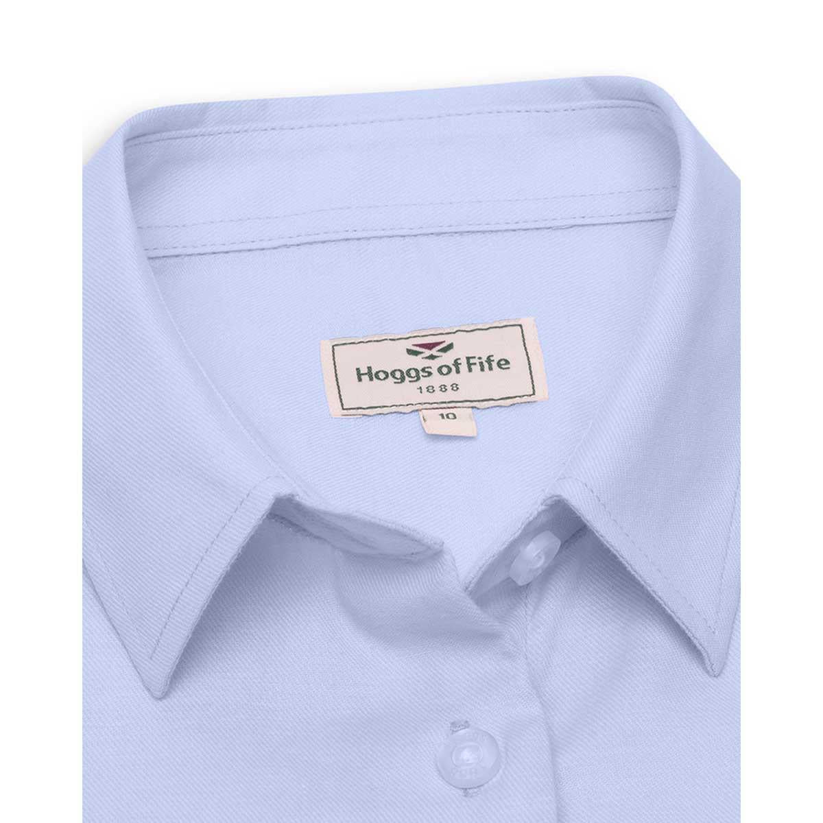 Blue Hoggs of Fife Ladies Callie Twill Shirt Collar