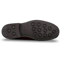 Burnished Tan Hoggs Of Fife Mens Muirfield Brogue Shoes Sole