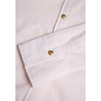 Soft Pink Stripe Holland Cooper Womens Classic Fit Shirt Cuff Detail