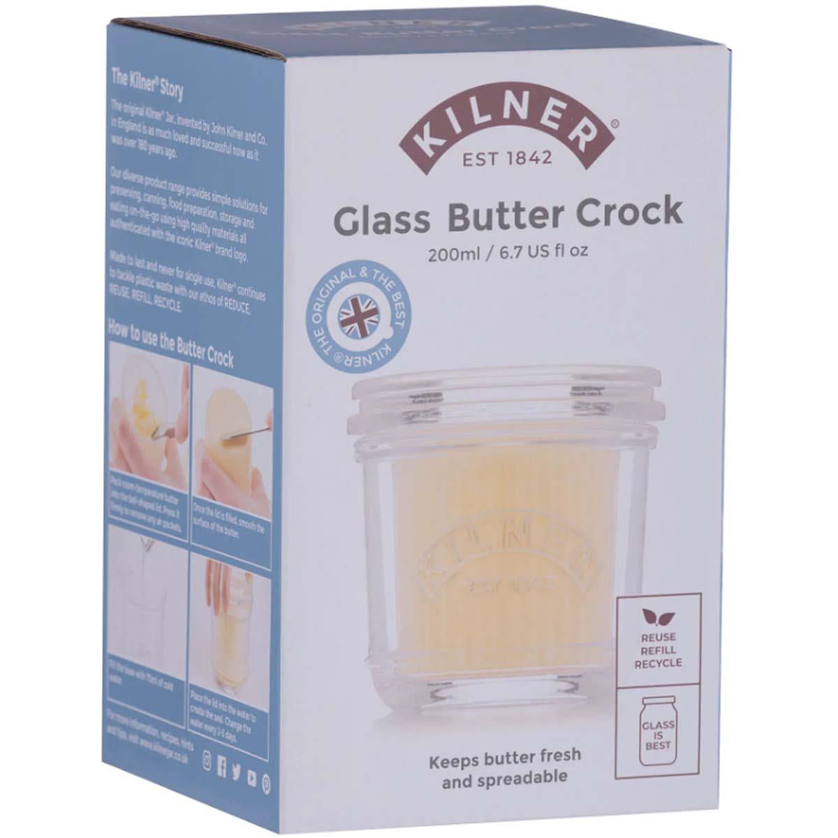 Kilner Glass Butter Crock BOX