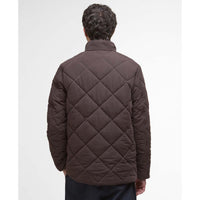 Black Oak/Midnight Oak Barbour Mens Winter Chelsea Quilted Jacket Back