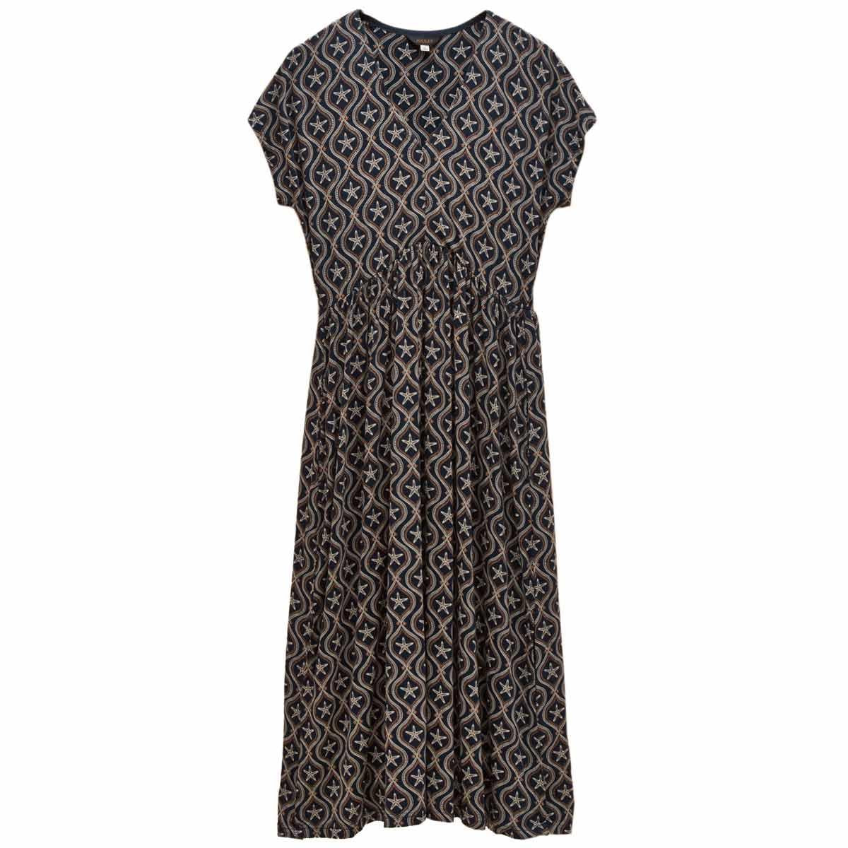 Joules Womens Nia Short Sleeve Jersey Midi Dress