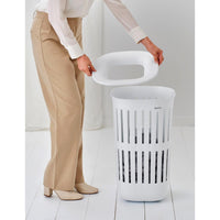 White Brabantia Collect-It Laundry Basket 55L Set of 2 With Lid