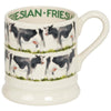 Emma Bridgewater Farmyard Animals Friesian Cow Half Pint Mug