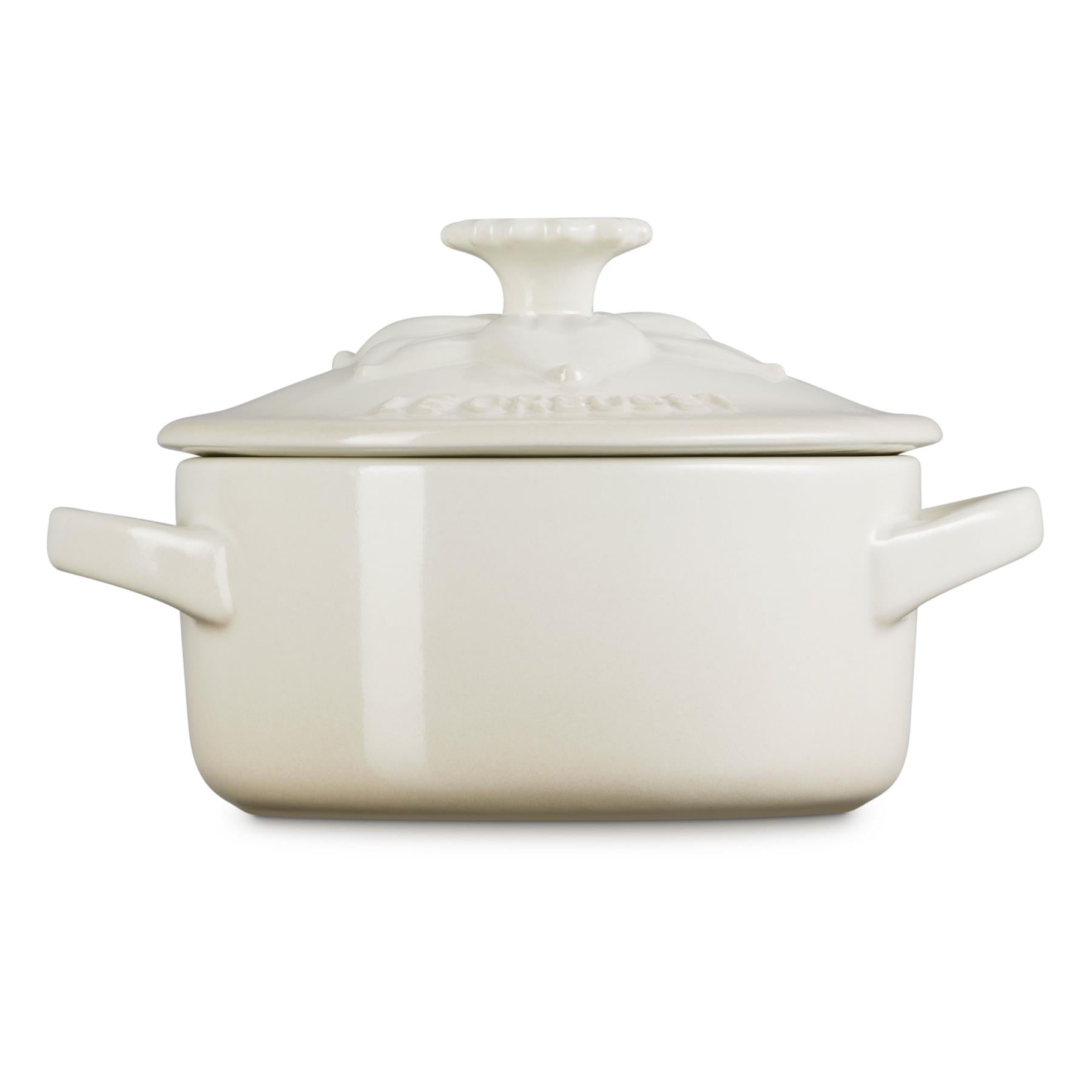 Le Creuset Stoneware Petite Casserole La Jardin Collection Meringue