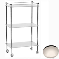 Polished Nickel Samuel Heath Freestanding Trolley L928
