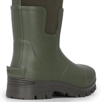 Field/Green Hoggs of Fife Mens Newport Neoprene 5mm Wellington back
