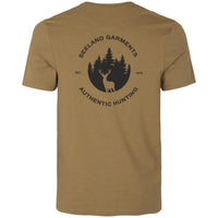 Antique Bronze Melange Seeland Mens Saker T-Shirt Back