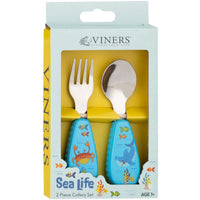 Viners Sea Life 2 Piece Kids Cutlery Set Giftbox