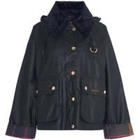 Black Classic Barbour Womens Reighton Wax Jacket main