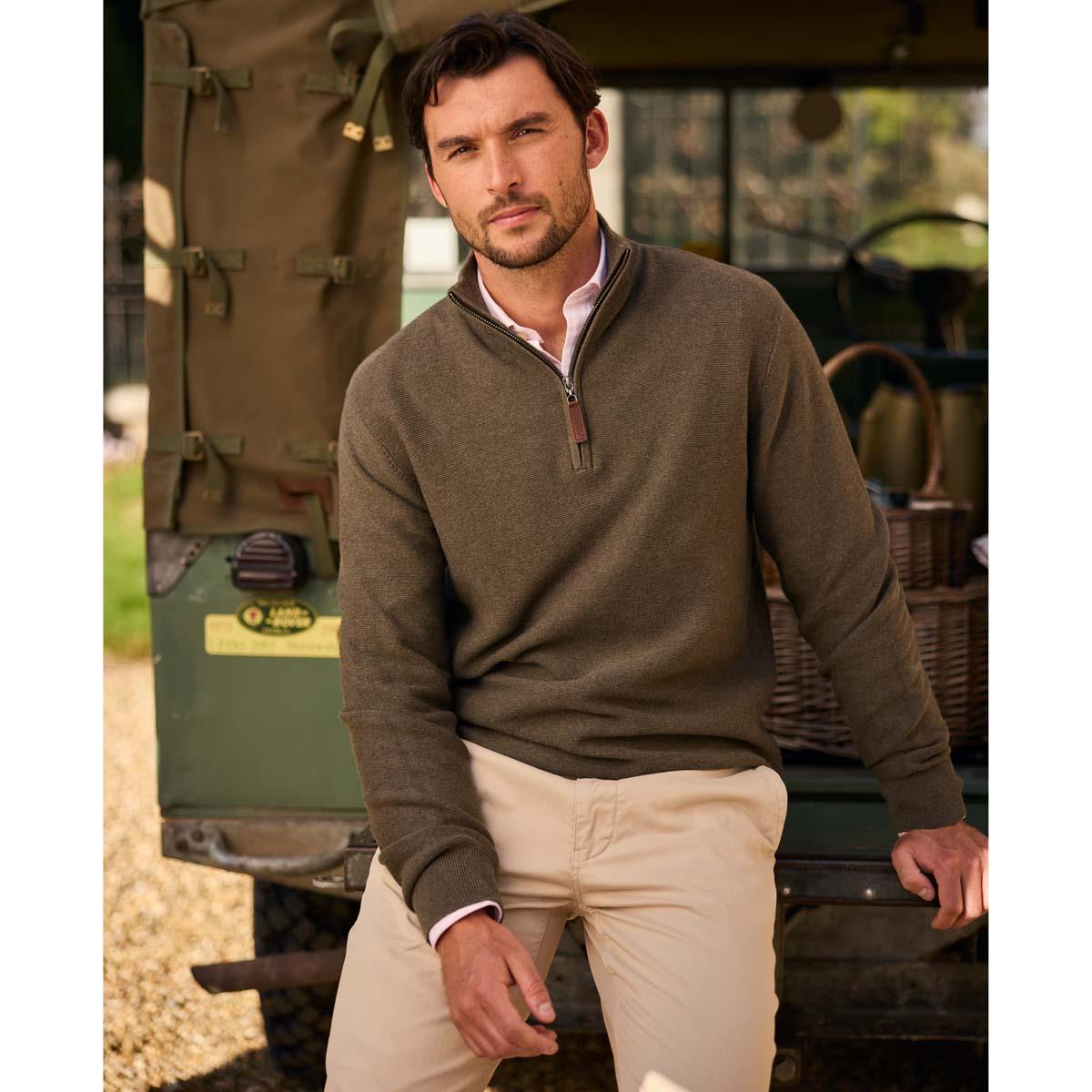 Schoffel Mens Porthleven 1/4 Zip Jumper