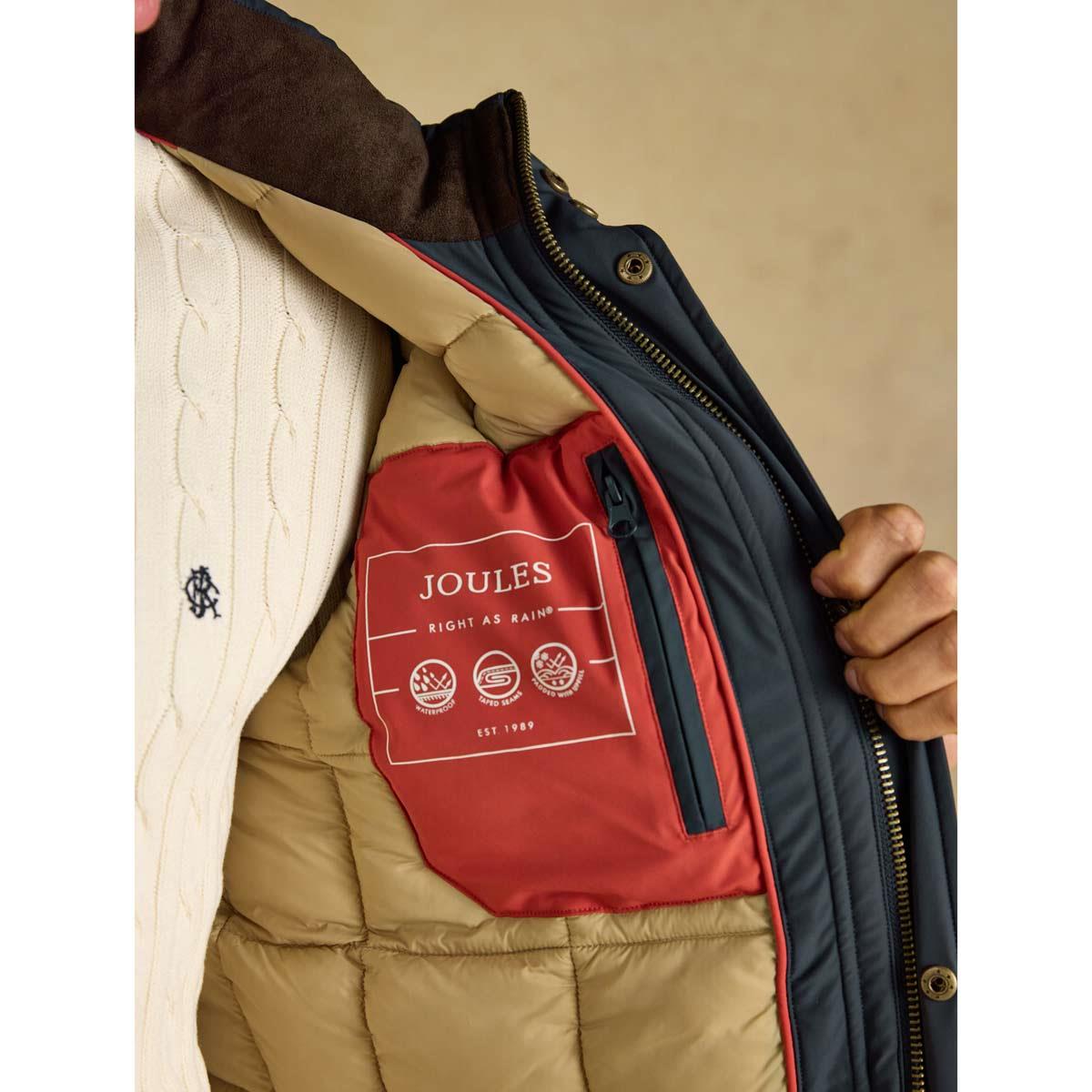 Joules Mens Padded Waterproof Field Coat