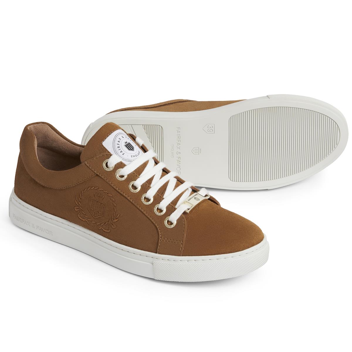Fairfax & Favor Richmond Trainer Tan Suede