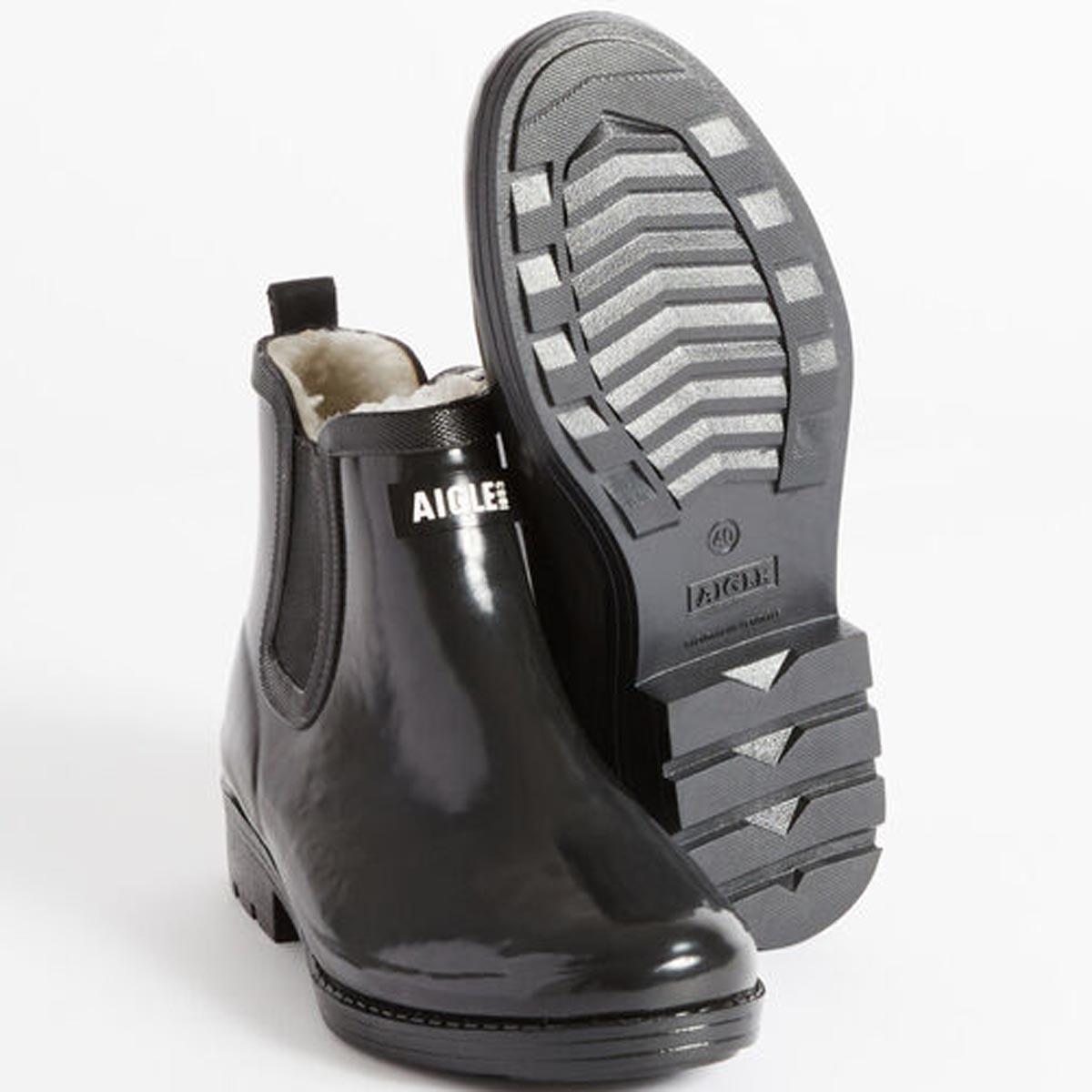 Aigle Womens Carville Fur II Rubber Boots