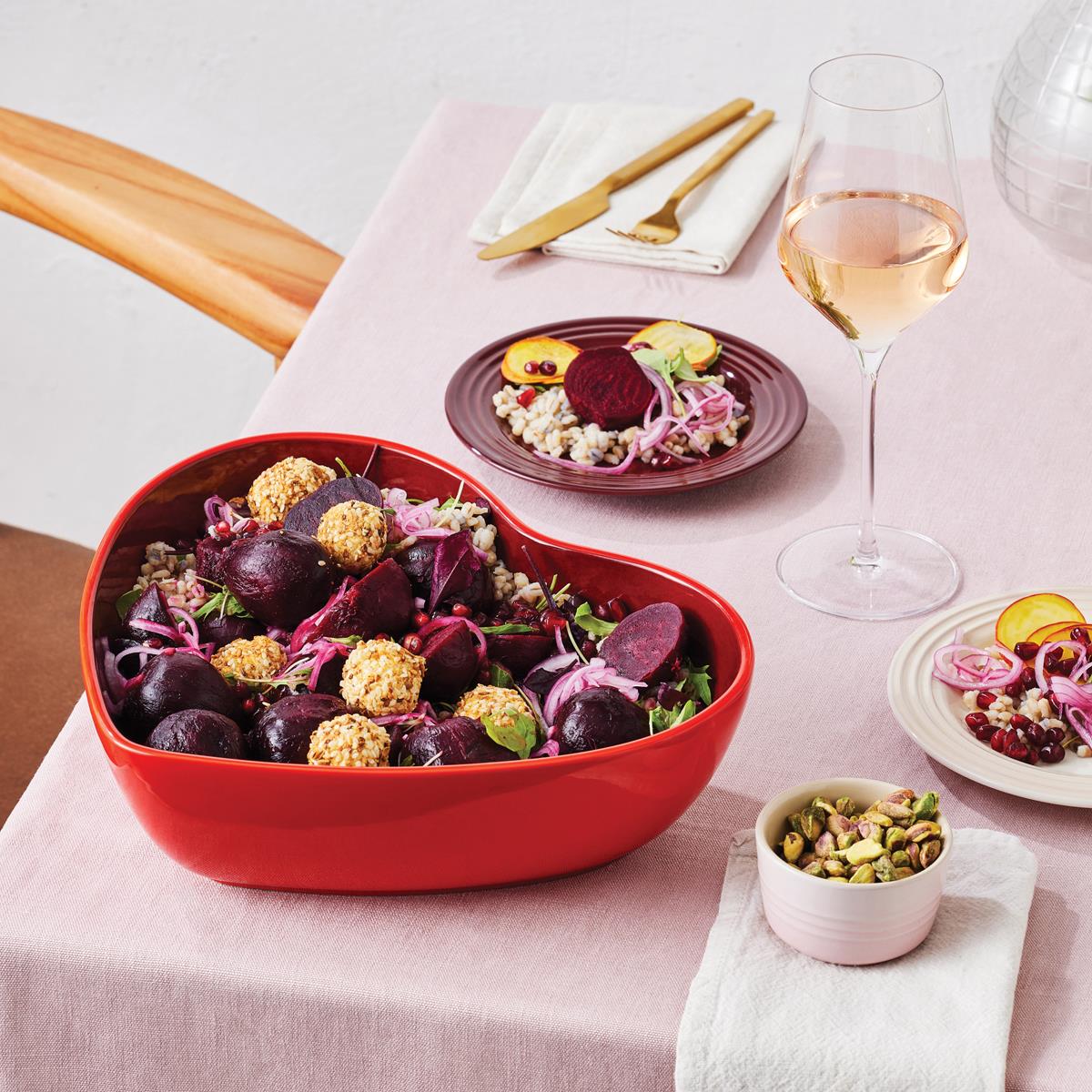 Le Creuset Stoneware Heart Serving Bowl