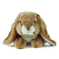 Living Nature Dark Brown Lop Eared Rabbit Plush AN40DB