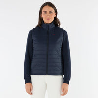 Navy Musto Womens Original Lite Puffer Vest front2