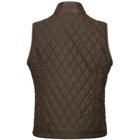 Forest Green Hoggs Of Fife Womens Ladybank Quilted Gilet back