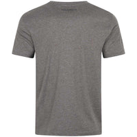 Brown Melange Harkila Mens Identity T-Shirt Back