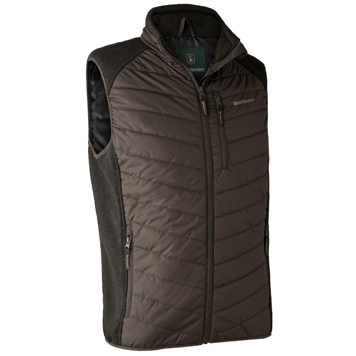 Brown Leaf Deerhunter Mens Moor Padded Waistcoat