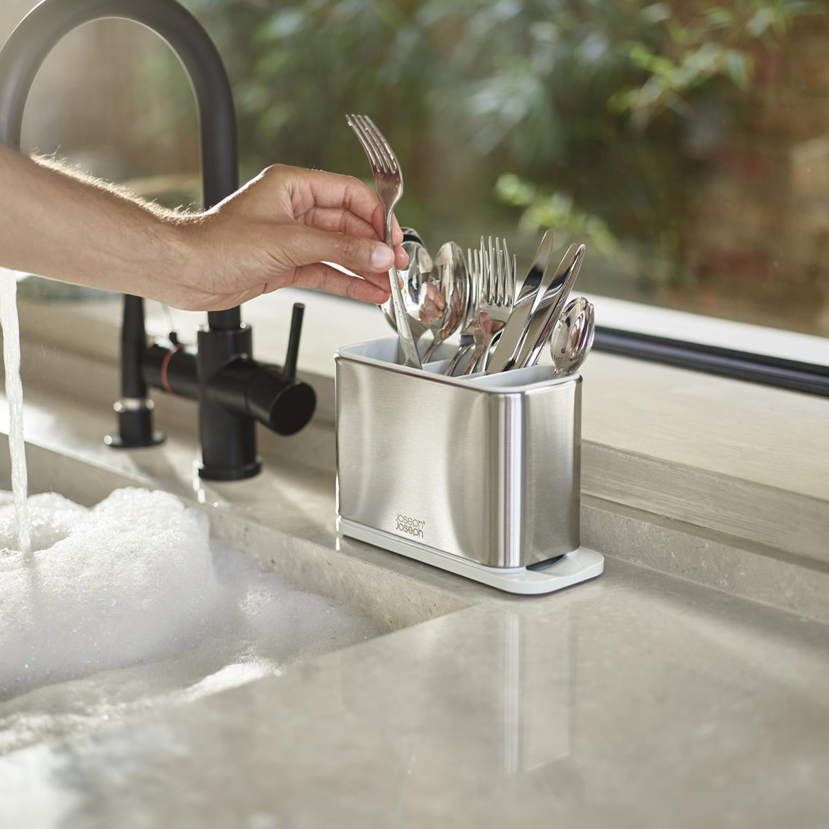 Joseph Joseph Surface Stainless-Steel Cutlery Drainer
