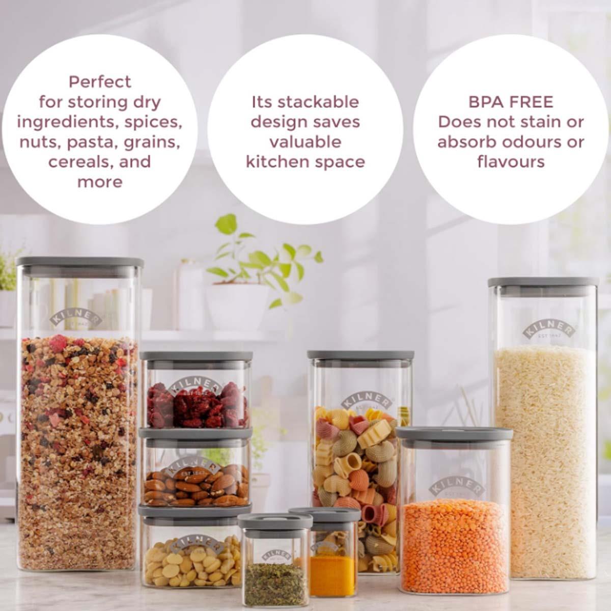 Kilner Fresh Storage Spice Jar and Measure Spoon LS5